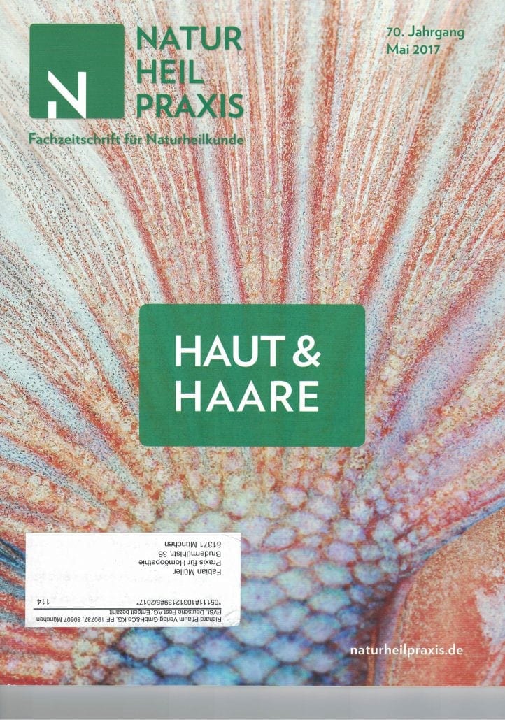Cover Fachzeitschrift Naturheilpraxis Thema Haarausfall